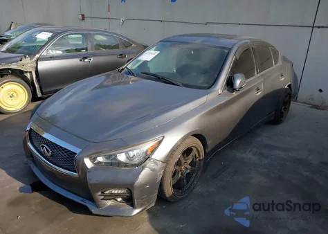 2017 Infiniti Q50 3.0T Premium z USA, uszkodzony, nr VIN JN1EV7AP1HM742989